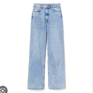 H&M Viral Wide High Jeans